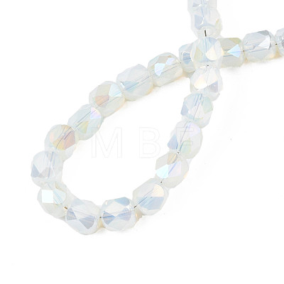 Electroplate Glass Beads Strands EGLA-N002-13-A14-1