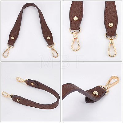 Litchi Texture PU Leather Wide Bag Handles FIND-WH0005-28B-1