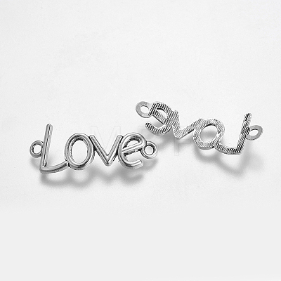 Gift Idea for Valentines Day to Girlfriend Tibetan Style Links connectors LS-TIBE-C056-AS-FF-1