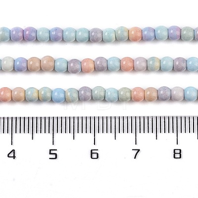 Natural Rainbow Alashan Agate Beads Strands G-G806-04-4mm-01-1