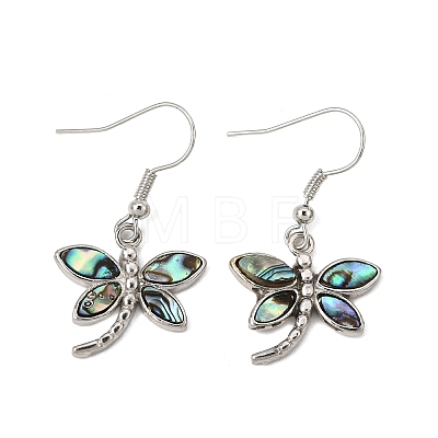 Rack Plating Brass Dangle Earrings for Women LS-KK-CBA69D1-01P-01-1
