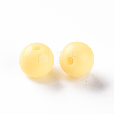 Opaque Acrylic Beads MACR-S370-C12mm-A10-1