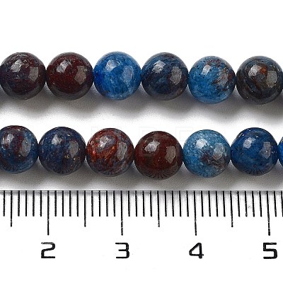 Natural Blue Opal Beads Strands G-H045-A02-8MM-01-1