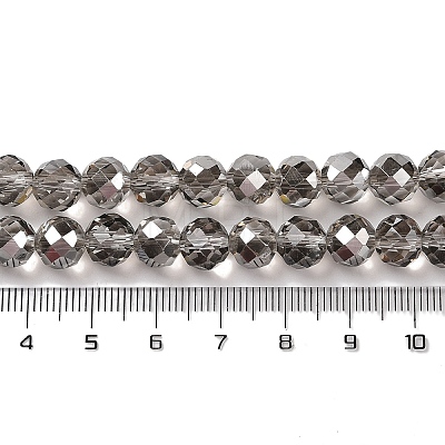 Pearl Luster Plated Electroplate Beads Strands EGLA-H104-08A-PL02-1
