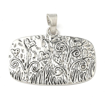 Tibetan Style Alloy Big Pendants FIND-D037-01AS-1
