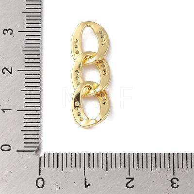 Rack Plating Brass & Cubic Zirconia Pendants KK-L216-065G-1