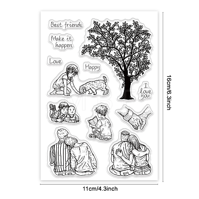 Custom Summer Theme PVC Plastic Clear Stamps DIY-WH0631-0177-1