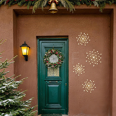 4Pcs Iron & Acrylic Wall Decorations AJEW-WH0871-55G-1