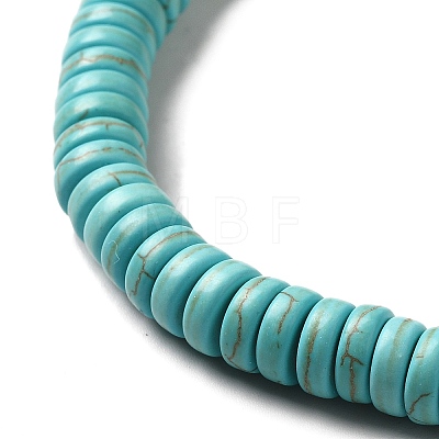 Synthetic Turquoise Dyed Beads Strands G-E594-20C-1