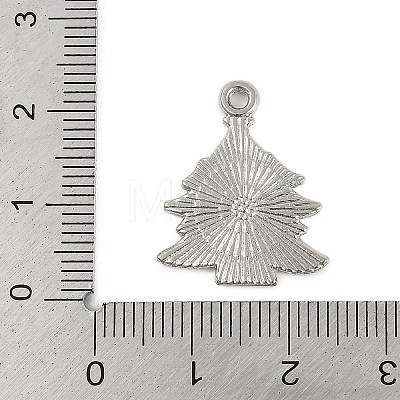 Christmas Theme Spray Painted Alloy Enamel Pendants ENAM-Z020-02K-1