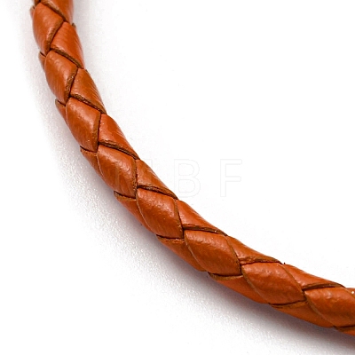 Leather Braided Cord Bracelets BJEW-G675-06G-14-1