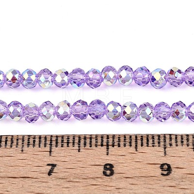 Transparent Glass Beads Strands X-EGLA-N016-3mm-03-1