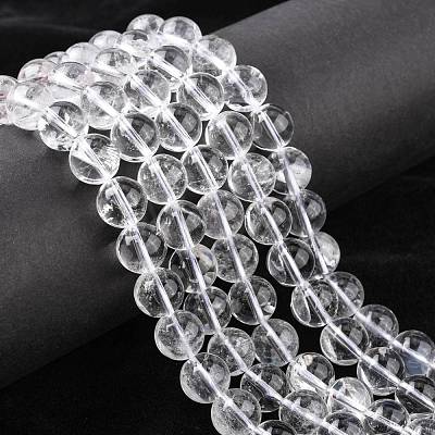 Natural Quartz Crystal Beads Strands X-G-C175-10mm-2-1