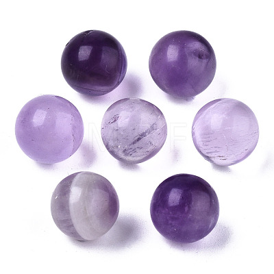 Natural Amethyst Beads G-R483-07-8mm-1