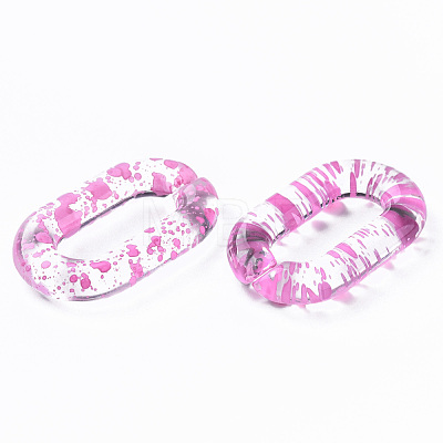 Transparent Acrylic Linking Rings OACR-N009-013A-01-1