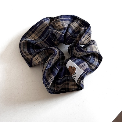 Tartan Pattern Cloth Hair Accessories PW-WG55AF9-02-1