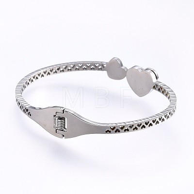 304 Stainless Steel Bangles BJEW-P223-13P-1