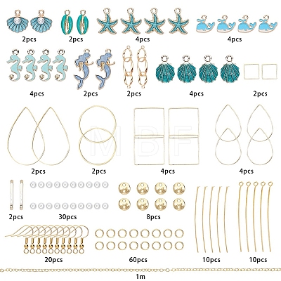 DIY Dangle Earring Making Kits DIY-SC0001-81G-1