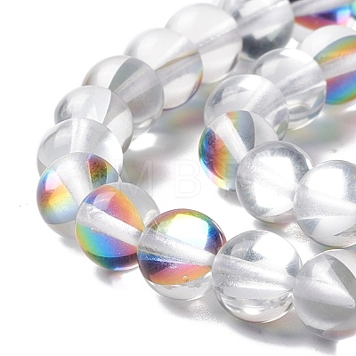 Synthetic Moonstone Beads Strands G-E573-02B-21-1