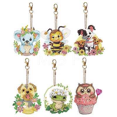 Animals DIY Diamond Painting Keychain Kit PW-WGC69F4-01-1