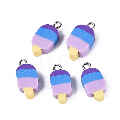 Handmade Polymer Clay Pendants CLAY-Q253-07P-10-1