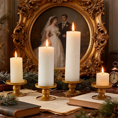 16Pcs Iron Candle Holders AJEW-WA0003-82-1