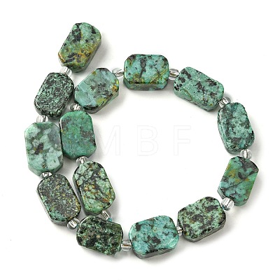 Natural African Turquoise(Jasper) Beads Strands G-C098-A04-01-1