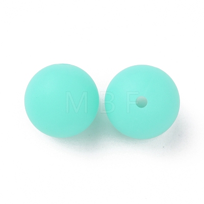 Luminous Round Food Grade Silicone Beads SIL-TAC0007-04H-1