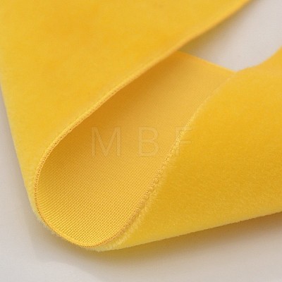 Polyester Velvet Ribbon for Gift Packing and Festival Decoration SRIB-M001-15mm-660-1