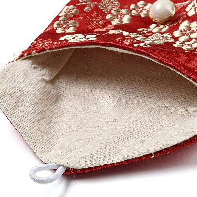 Chinese Style Floral Cloth Jewelry Storage Pouches AJEW-D065-01A-01-1