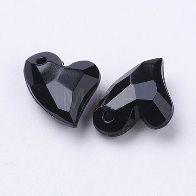 Opaque Acrylic Charms MACR-G055-11mm-01-1