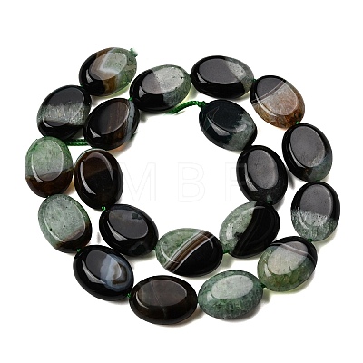 Natural Agate Beads Strands G-F820-N01-01C-1