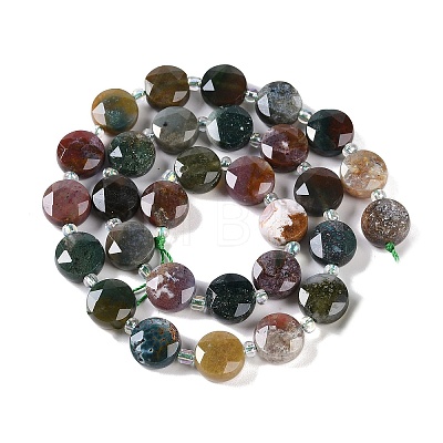 Natural Indian Agate Beads Strands G-N342-15-1