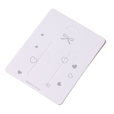Paper Hair Clip Display Cards CDIS-F005-18A-1