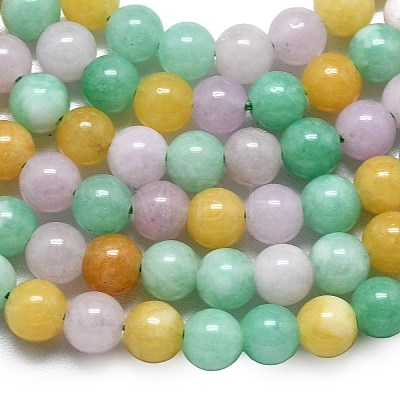 Natural Malaysia Jade Beads Strands G-L645-A01-4mm-34-1