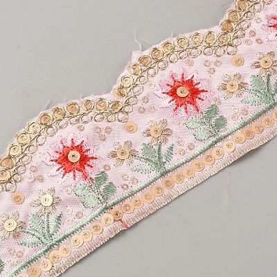 Vintage Jacquard Polyester Lace Ribbon SRIB-WH20020-113C-1
