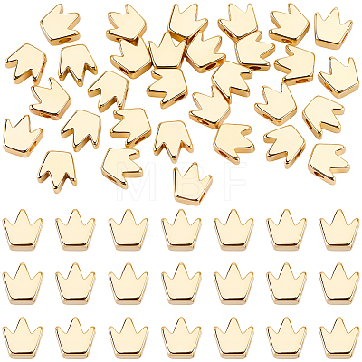 50Pcs Brass Beads KK-BBC0027-41B-1