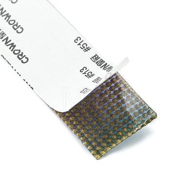 Glitter Glass Hotfix Rhinestone(Hot Melt Adhesive On The Back) DIY-WH0225-14-1
