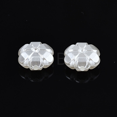ABS Plastic Imitation Pearl Bead Rhinestone Settings OACR-N008-151-1