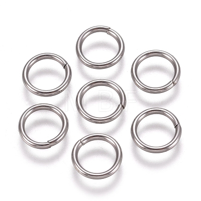 304 Stainless Steel Jump Rings X-STAS-E482-15C-1
