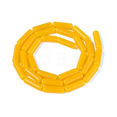 Imitation Jade Glass Beads Strands GLAA-N070-01A-B03-1