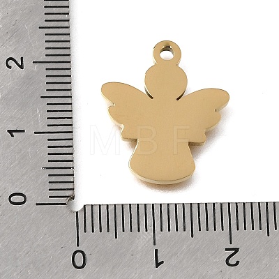 304 Stainless Steel Pendants STAS-E532-06G-1