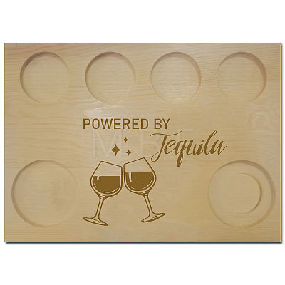 Wooden Wine Serving Tray AJEW-WH0269-015-1