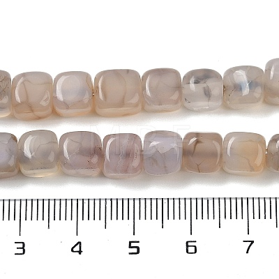 Natural Dragon Veins Agate Beads Strands G-G177-E15-01-1