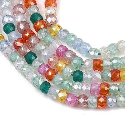 Cubic Zirconia Beads Strands ZIRC-P125-2x3mm-05-1