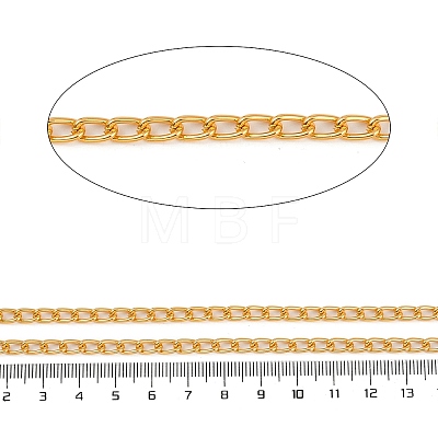 Rack Plating Aluminium Curb Chain CHA-H002-03G-1