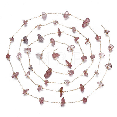 Brass Paperclip Chains CHC-N018-101-06-1