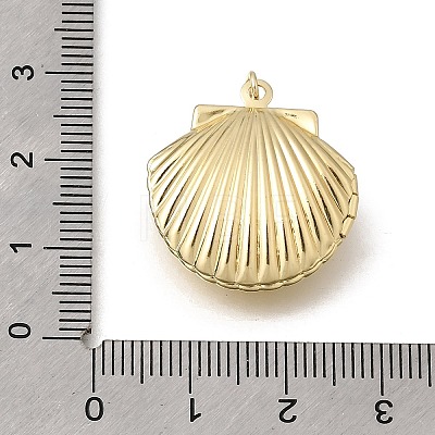 Brass Locket Pendants KK-Z155-19G-1