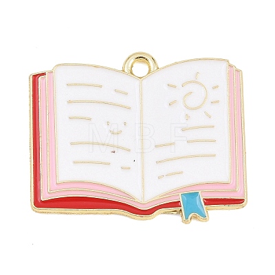 Back to School Alloy Enamel Pendants FIND-E054-02M-1