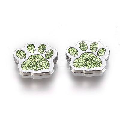 Alloy Enamel Slider Charms ENAM-WH0047-11C-1